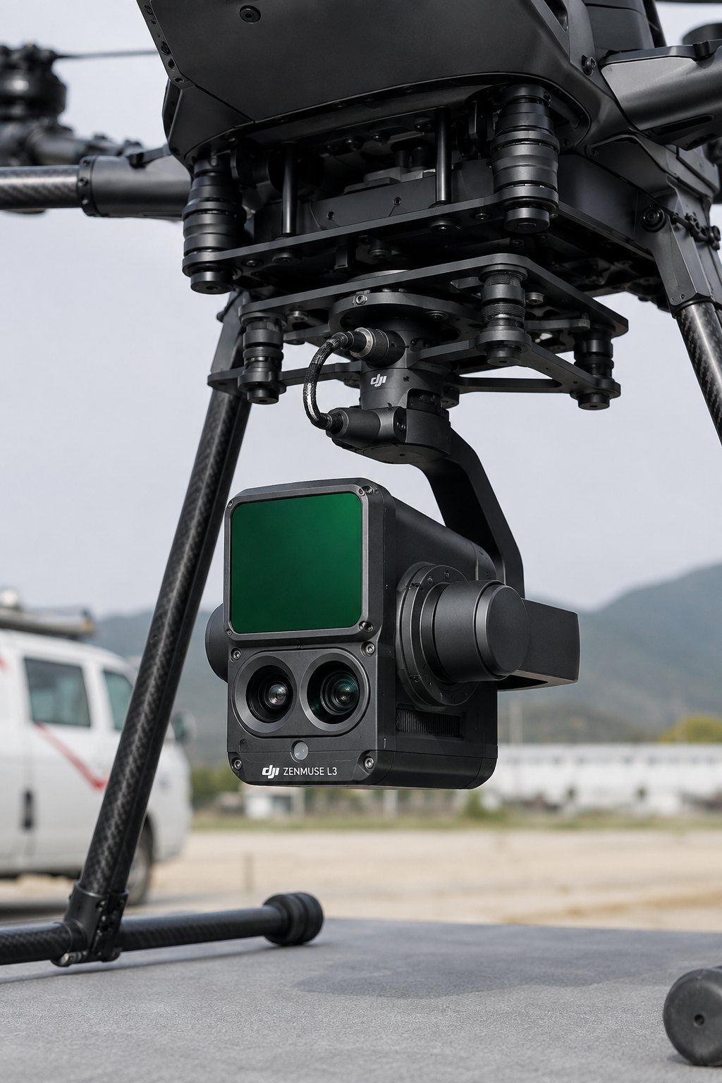 DJI Matrice 400에 장착된 Zenmuse L3 LiDAR 페이로드